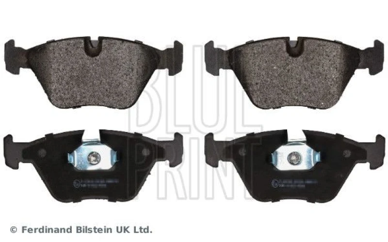 Image of Blue PRINT Brake pad set Blue PRINT ADB114230