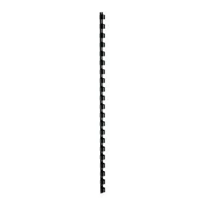 Image of 5 Star Office Binding Combs Plastic 21 Ring 45 Sheets A4 8mm Black Pack 100