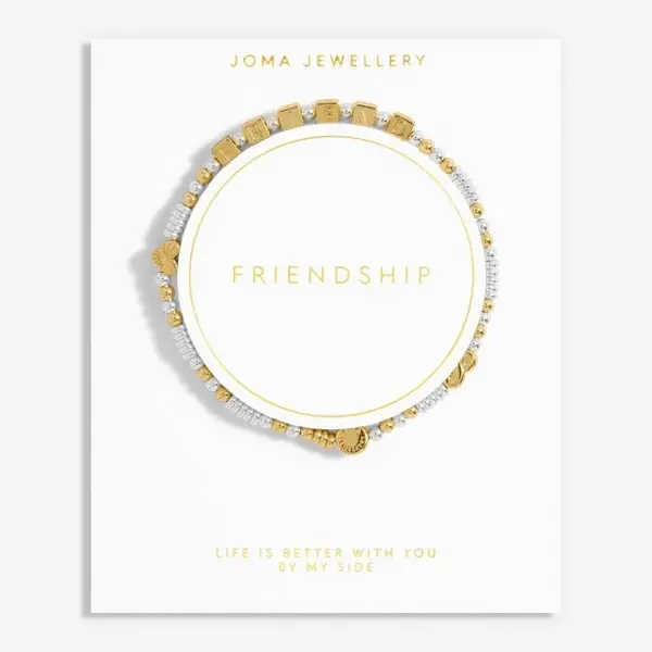 Image of Happy Little Moments Friend Gold Plated 17.5cm Bracelet 7082