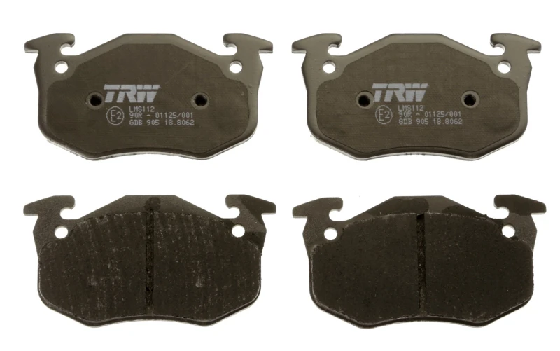 Image of TRW GDB905 Brake pad set prepared for wear warning indicator Brake Pad Set,disc brake (402)