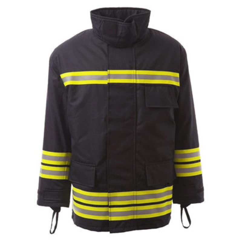 Image of Portwest Solar 3000 Waterproof Heat Resistant Overcoat FB30NARL Colour: Navy