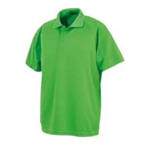 Spiro Unisex Adults Impact Performance Aircool Polo Shirt (M) (Lime Punch)