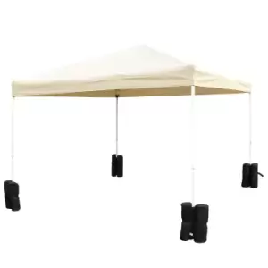 Image of Outsunny 4pcs Gazebo Weight Sand Bag Bags Leg Weights Marquee Tent Canopy Base