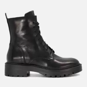 Image of Dune Womens Press Leather Ankle Boots - UK 4