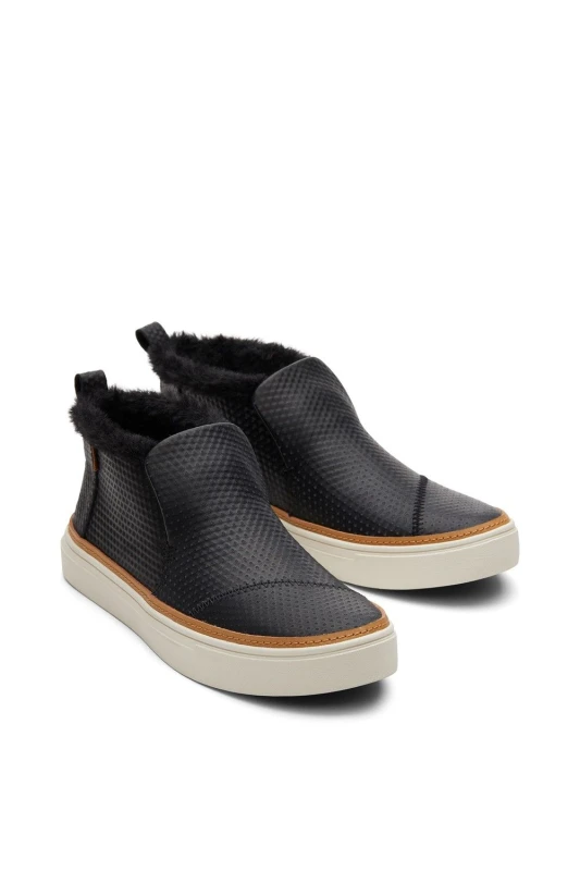 Image of TOMS Womens 'Paxton' Ankle Boots in Black Size: 8 Black Female 8