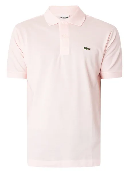 Image of Lacoste Classic Fit Polo Shirt Light Pink M