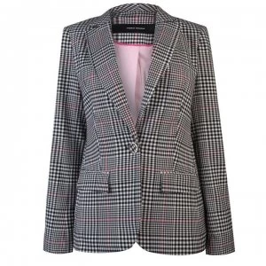 image of Vero Moda Vero Nyce Check Blazer Ladies - BLACK