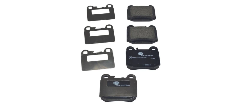 Image of HELLA Brake pad set HELLA 8DB 355 008-831