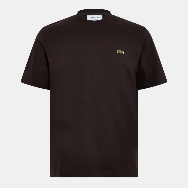 Image of Lacoste Mens Small Logo T-Shirt Brown SKB male M