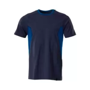 Image of Modern Fit T-Shirt - Dark Navy/Azure Blue - Large