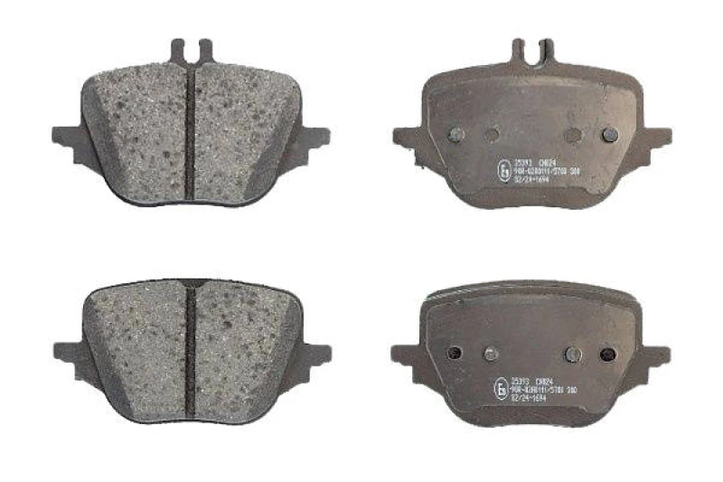 Image of A.B.S. 35393 Brake pad set excl. wear warning contact, with anti-squeak plate Brake Pad Set,disc brake (402)