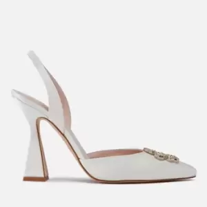 Image of Ted Baker Betzay Satin Heeled Slingback Pumps - UK 4
