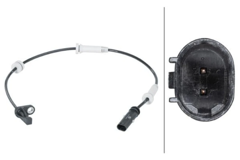 Image of HELLA ABS sensor HELLA 6PU 012 679-891