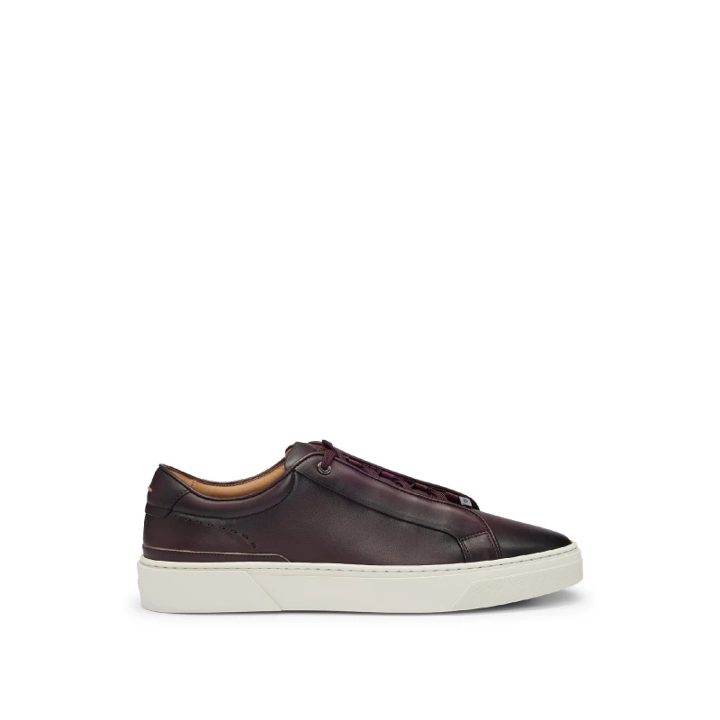 Image of Boss Mens Low-Top Trainers Red male 6 (40)