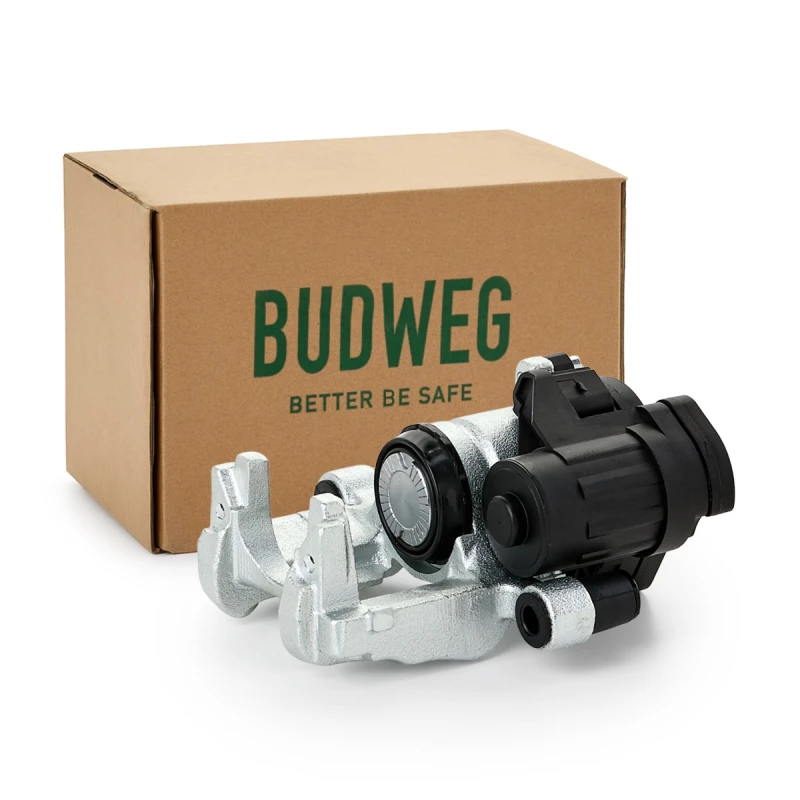 Image of BUDWEG CALIPER 344837 Brake caliper Rear Axle Right, with electric motor Brake Caliper (78)