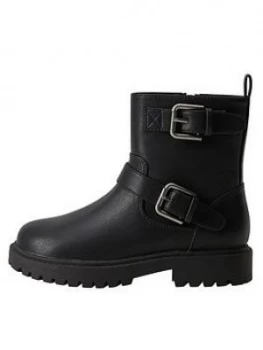 image of Mango Girls Ankle Boots - Black