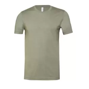 Image of Bella + Canvas Adults Unisex Heather CVC T-Shirt (S) (Heather Stone Grey)