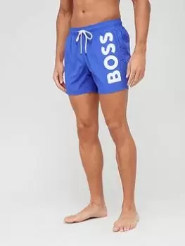 Image of BOSS Octopus Swimshort, Bright Blue, Size 2XL, Men