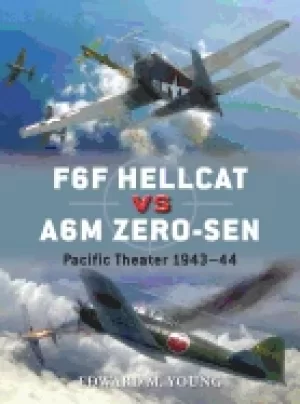 Image of f6f hellcat vs a6m zero sen pacific theater 1943 44
