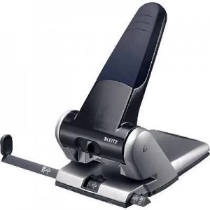 Image of Leitz 51800095 Heavy duty punch Black Selectable paper size (max.): A3 65 sheets (80 g/m²)