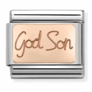Image of Nomination CLASSIC Rose Gold Godson Charm 430108/04