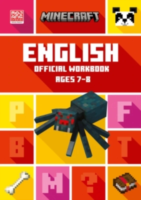 Image of Collins KS2 Minecraft English Ages 7-8 Book Multi unisex