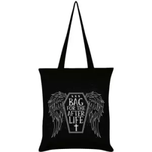 Image of Grindstore Bag For The Afterlife Black Tote (One Size) (Black) - Black