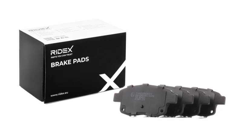 Image of Brake pad set RIDEX 402B1350
