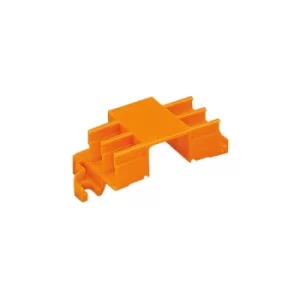Image of WAGO 243-113 Mounting Carrier for 6 Connectors Orange