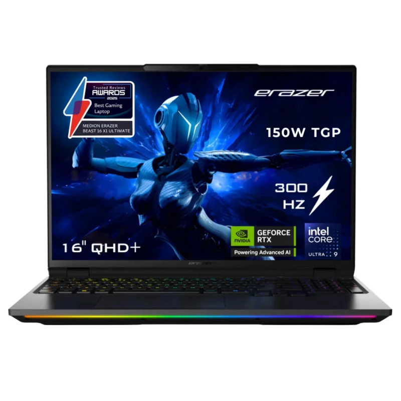 Image of Medion Erazer Beast 16 X1 Intel Core Ultra 9 290HX 32GB RAM 1TB SSD RTX 5070 Ti 16" Windows 11 Home Gaming Laptop 30042487