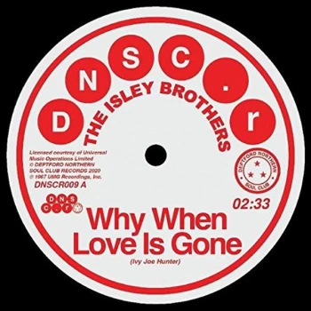 image of The Isley Brothers & Brenda Holloway - Why When Love Is Gone / Cant Hold The Feeling Back Vinyl