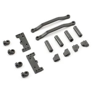 Image of Ftx Ibex Servo Mount,Servo Retainer & Steering Rods