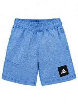 image of Adidas Junior Boys Shorts - Blue