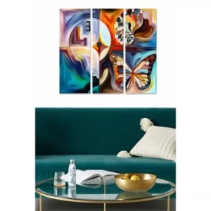 Image of MDF1327589420 Multicolor Decorative MDF Painting (3 Pieces)