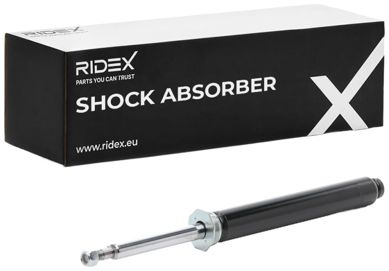 Image of RIDEX 854S1083 Shock absorber Front Axle, Gas Pressure, Twin-Tube, Suspension Strut Insert, Top pin Shock Absorber (854)