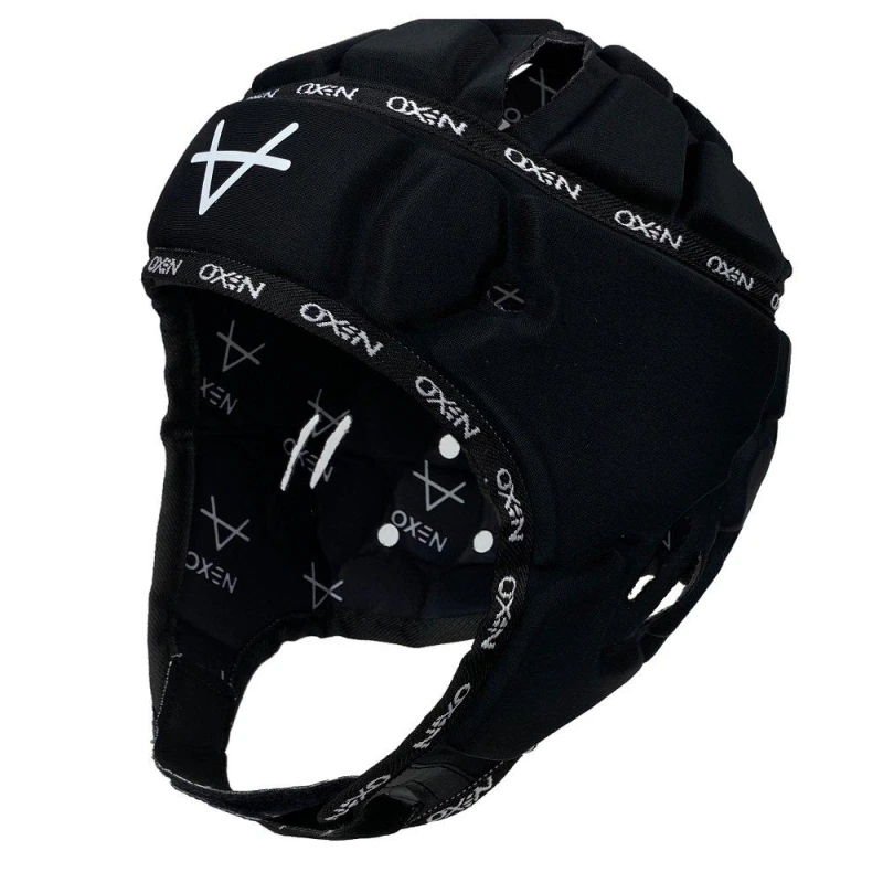 Image of OXEN Kids Pro Protective Rugby Head Guards Black unisex XXSMALL