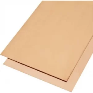 Image of Copper Sheet metal (L x W) 400 mm x 200 mm 0.5mm