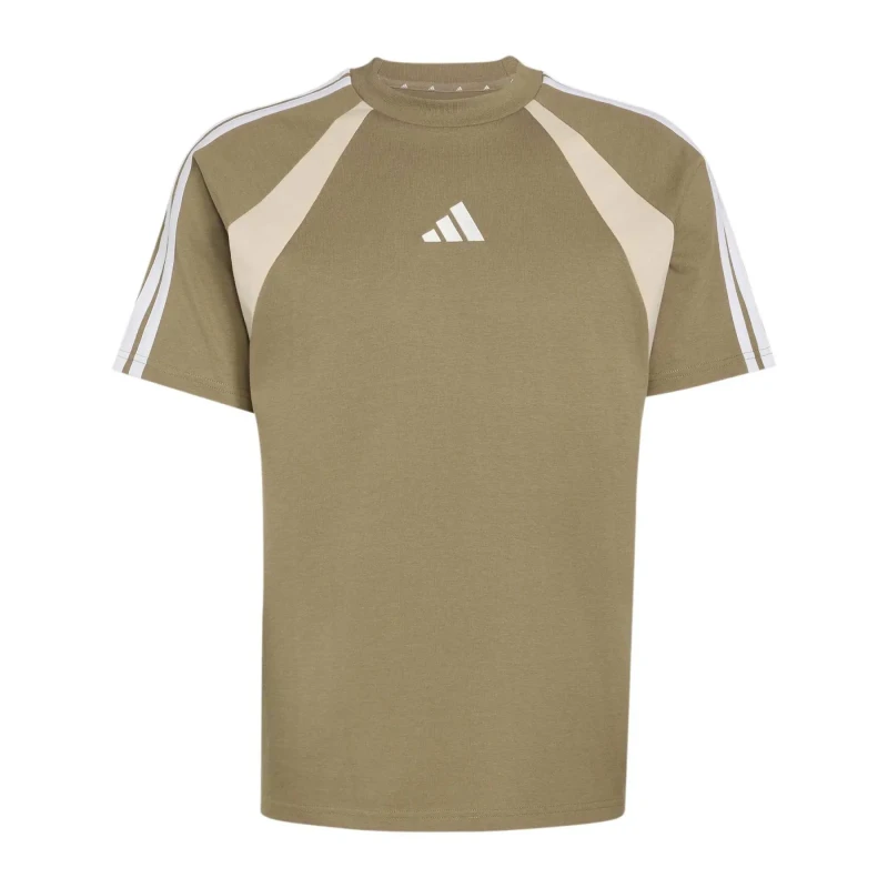Image of Adidas SPORTSWEAR Short Sleeve T-Shirt Brown Cotton S
