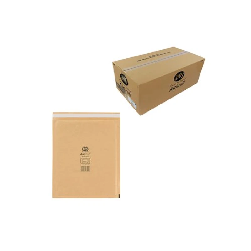 Image of Jiffy AirKraft Bubble Lined Mailer Size 5 Brown (10 Pack) MMUL03317