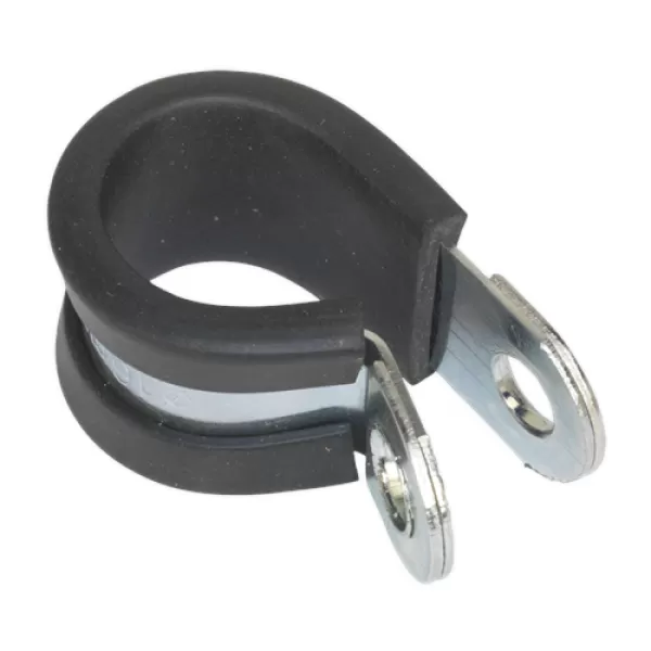 Image of Genuine SEALEY PCJ16 P-Clip Rubber Lined Ø16mm Pack of 25