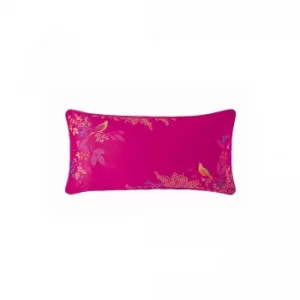 image of Sara Miller Cerise Birds Cushion