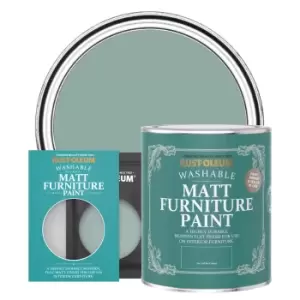 image of Rust-Oleum Matt Furniture & Trim Paint - GRESHAM Blue - 750ml