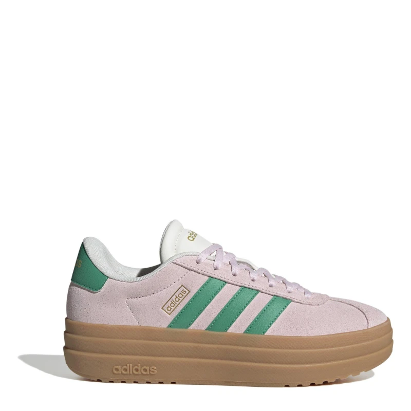 Image of adidas VL Court Bold Womens Trainers Pnk/Grn/White female 8 (42)