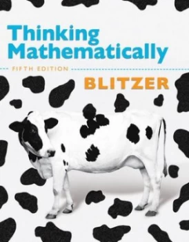 Image of Thinking Mathematically by Robert F. Blitzer Hardback