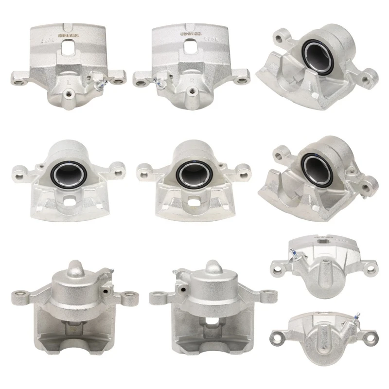 Image of RIDEX 78B1679 Brake caliper Front Axle, without holder Cast Iron Brake Caliper (78)