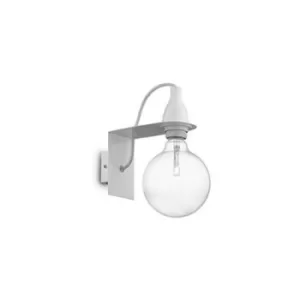 image of Minimal 1 Light Wall Light White, E27