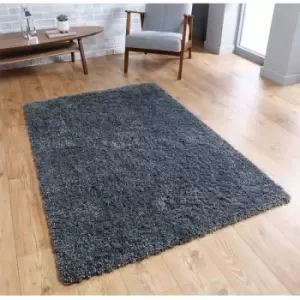 Image of Oriental Weavers Isla Charcoal Rug - 67x220cm - Grey