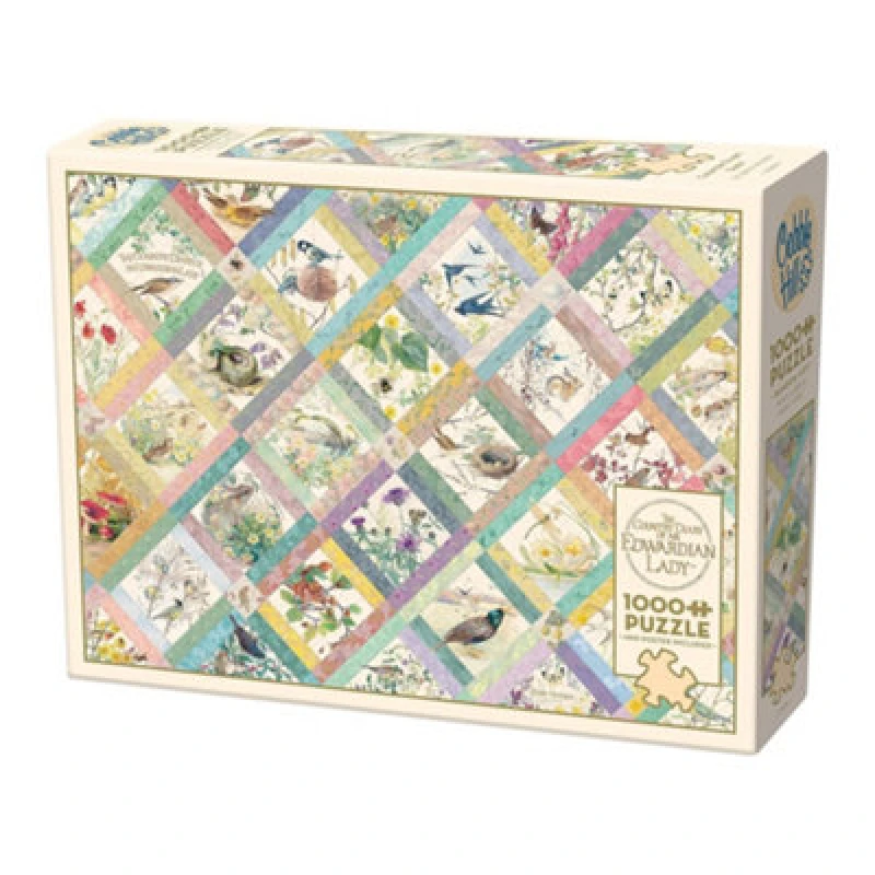 Image of Cheatwell Games Country Diary Quilt Jigsaw Puzzle 1000 Pieces Multi