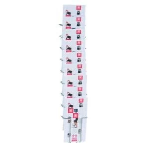 Image of Twinco Silver A5 9 Compartment Literature Holder Wall mountable