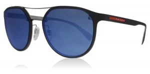 image of Prada Sport PS55SS Sunglasses Dark Grey/Light Grey VIM9P1 53mm